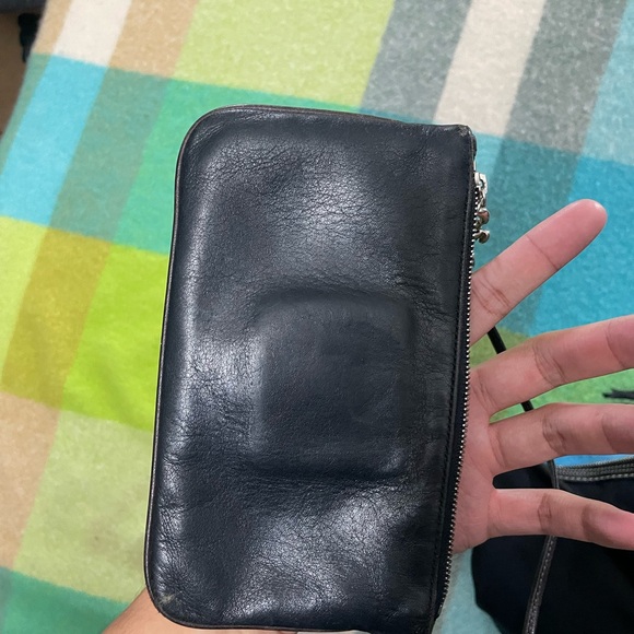 Coach soho black leather bag plus wristlet combo - Picture 8 of 8